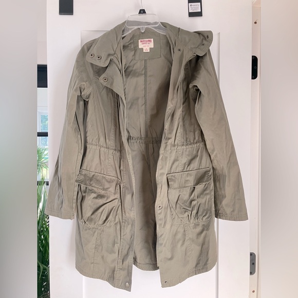 Mission Olive Green Trench Coat size Small - Picture 1 of 3
